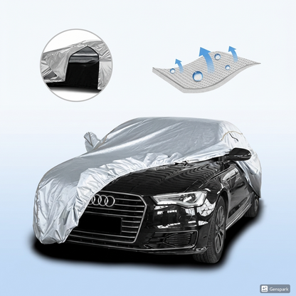 Cubierta Protectora Impermeable para Auto – Protección Total Contra Sol, Lluvia y Suciedad